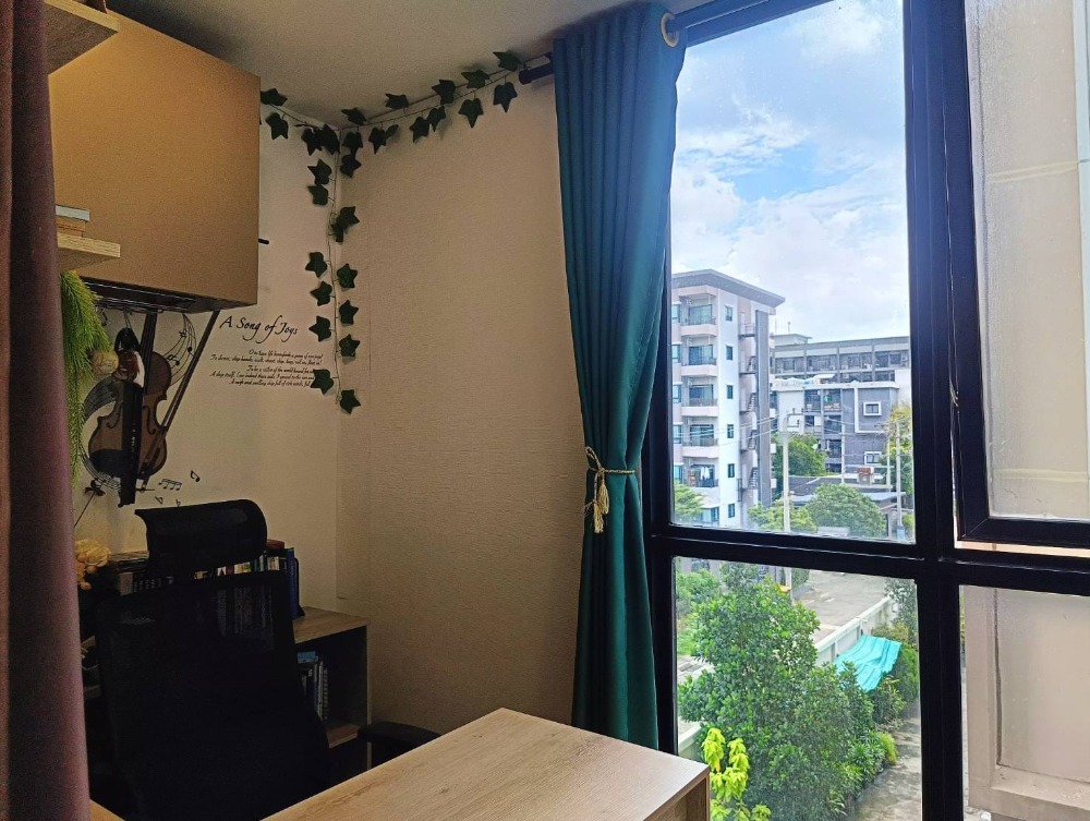 ขายคอนโดรัชดา ห้วยขวาง : รหัสทรัพย์ Bp0611 แอทโมซ รัชดา-ห้วยขวาง ห้องขนาด 33.51 ตร.ม. แบบ 2 ห้องนอน 1 ห้องน้ำ ชั้น 4