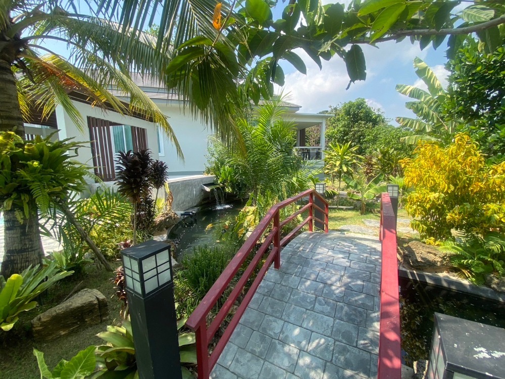 For SaleHousePattaya, Bangsaen, Chonburi : House for sale in Khao Chi Chan, Chonburi, 3 BR, Approx. 2 Rai