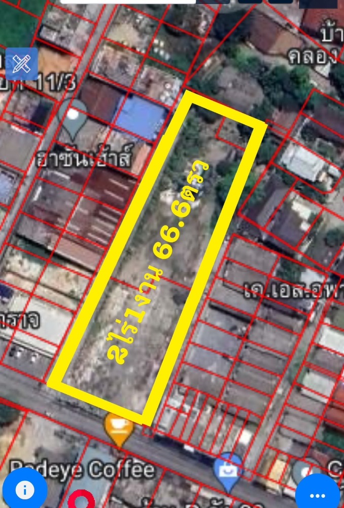 For SaleLandPattanakan, Srinakarin : Land Pattanakarn 20 / 2 Rai 1 Ngan 66.1 Square Wa (FOR SALE) TIK546