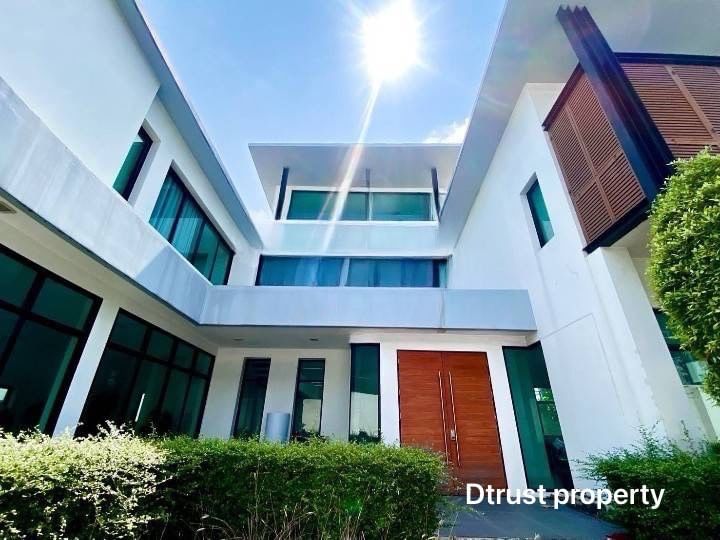 For SaleHousePhutthamonthon, Salaya : For sale: 2-storey detached house, self-built house, outside the project, no common fees