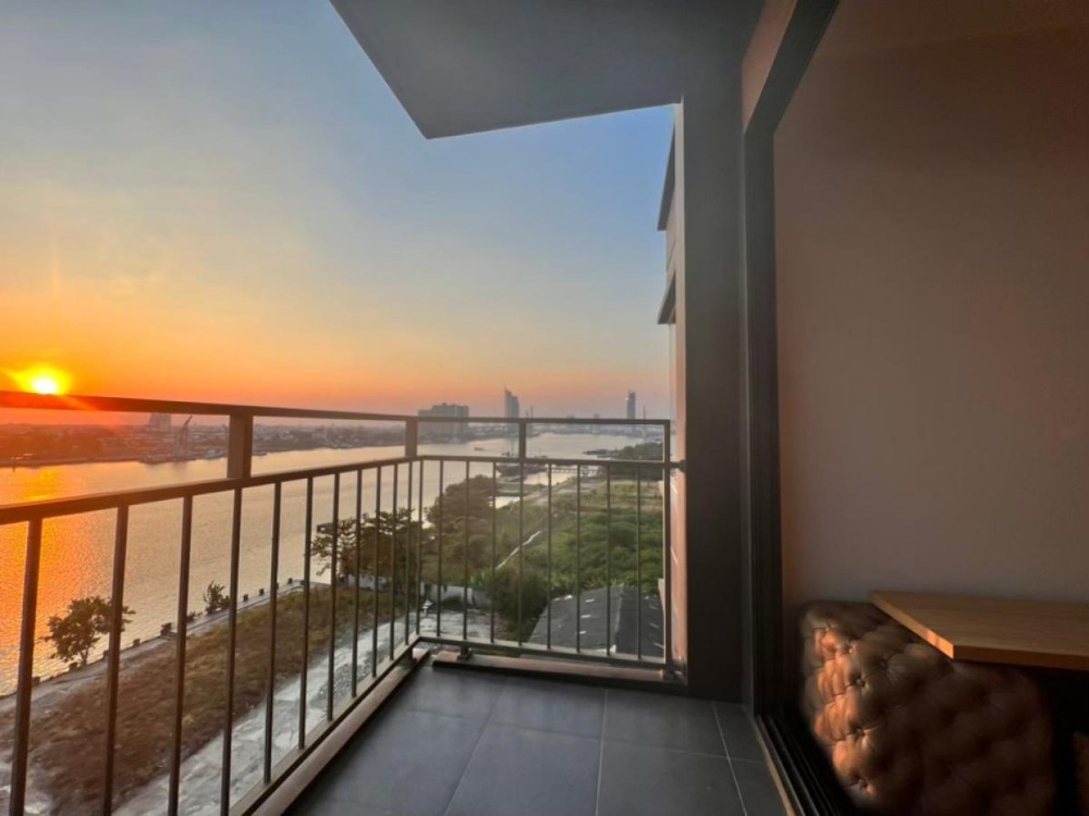 For SaleCondoRama3 (Riverside),Satupadit : For sale, riverside condo at U Delight Residence Riverfront Rama3, 2 bedrooms, fully furnished, newly renovated bathroom, 180 degree river view, near Icon Siam