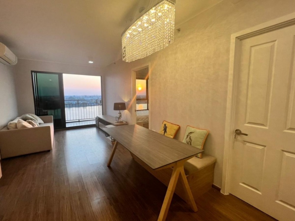 For SaleCondoRama3 (Riverside),Satupadit : For sale, riverside condo at U Delight Residence Riverfront Rama3, 2 bedrooms, fully furnished, newly renovated bathroom, 180 degree river view, near Icon Siam
