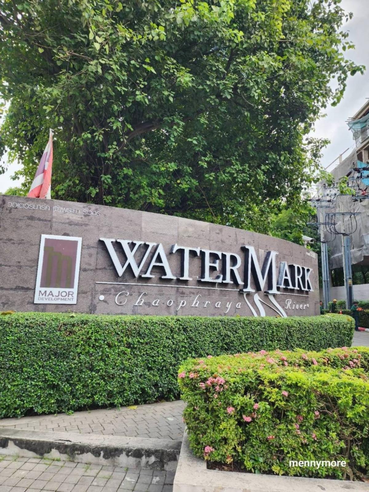 For RentCondoWongwianyai, Charoennakor : Watermark Chao Phraya River 🐶🐶Pet_Friendly #Pets are allowed openly #Full view of the Chao Phraya River #There is a regular parking lot without having to drive around and get tired. Relaxing #There is a bathtub, suitable for coming home to relax and recha