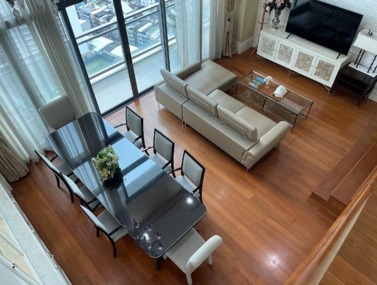 ให้เช่าคอนโดสุขุมวิท อโศก ทองหล่อ : For Rent :Bright Sukhumvit24   3Bed3Bath (Duplex) 166sqm 90k