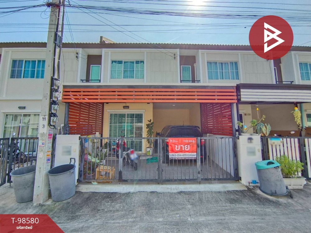 ขายทาวน์โฮมสมุทรปราการ สำโรง : ขายทาวน์เฮ้าส์ หมู่บ้านพฤกษา เทพารักษ์-เมืองใหม่ฯ โครงการ3 บางบ่อ สมุทรปราการ