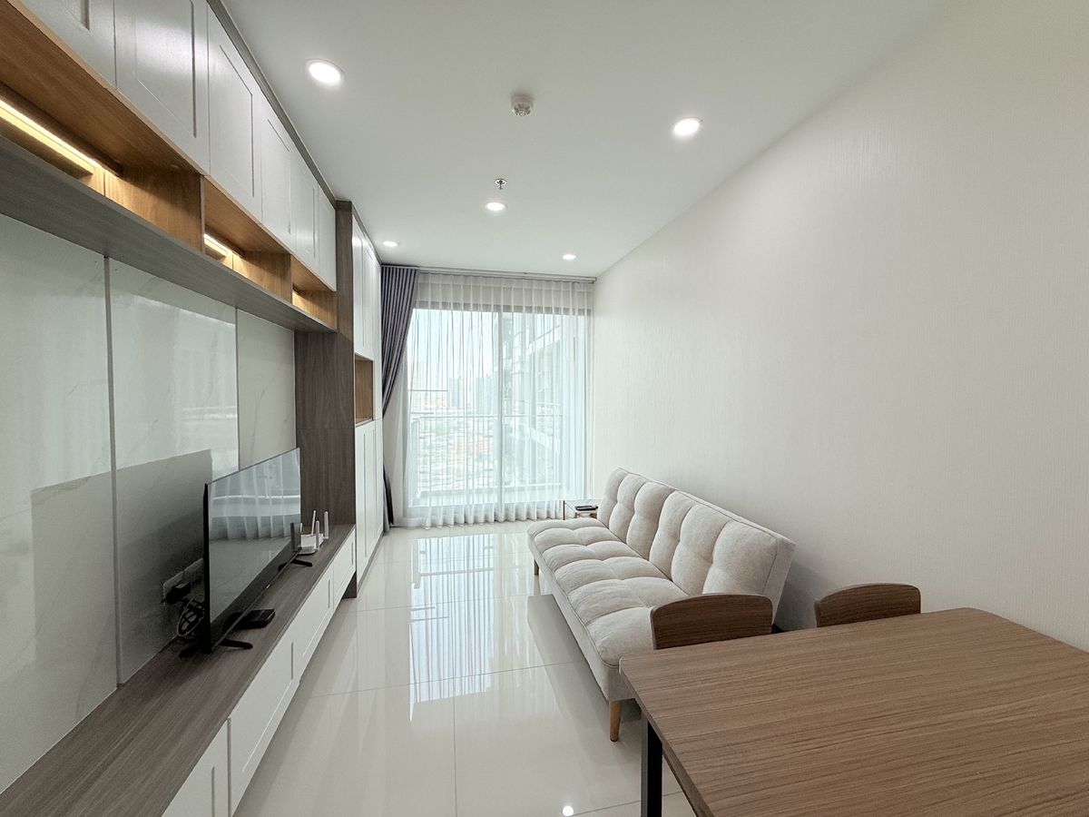 ให้เช่าคอนโดวงเวียนใหญ่ เจริญนคร : ให้เช่า 1 ห้องนอน Supalai Premier Charoen Nakhon ไซส์ใหญ่ ห้องสวย ชั้นสูง พร้อมเข้าอยู่