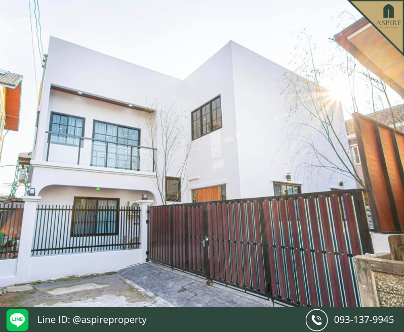 For RentHouseRatchadapisek, Huaikwang, Suttisan : [For Rent] 2 Storey Luxury Detached House in Huai Khwang