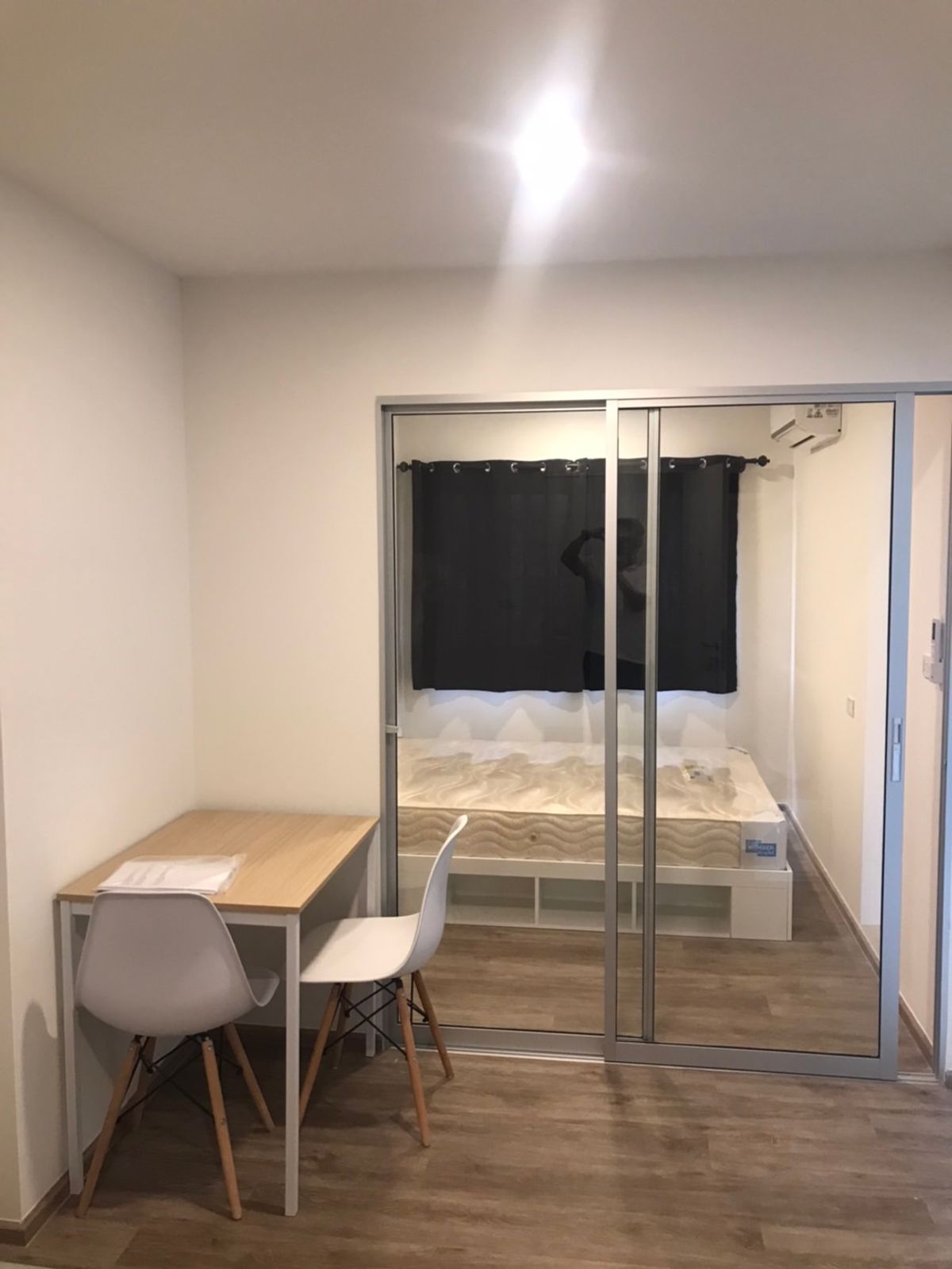 For RentCondoSamut Prakan,Samrong : Condo for rent Sena Kith Sri Dan, new room with complete electrical appliances and furniture