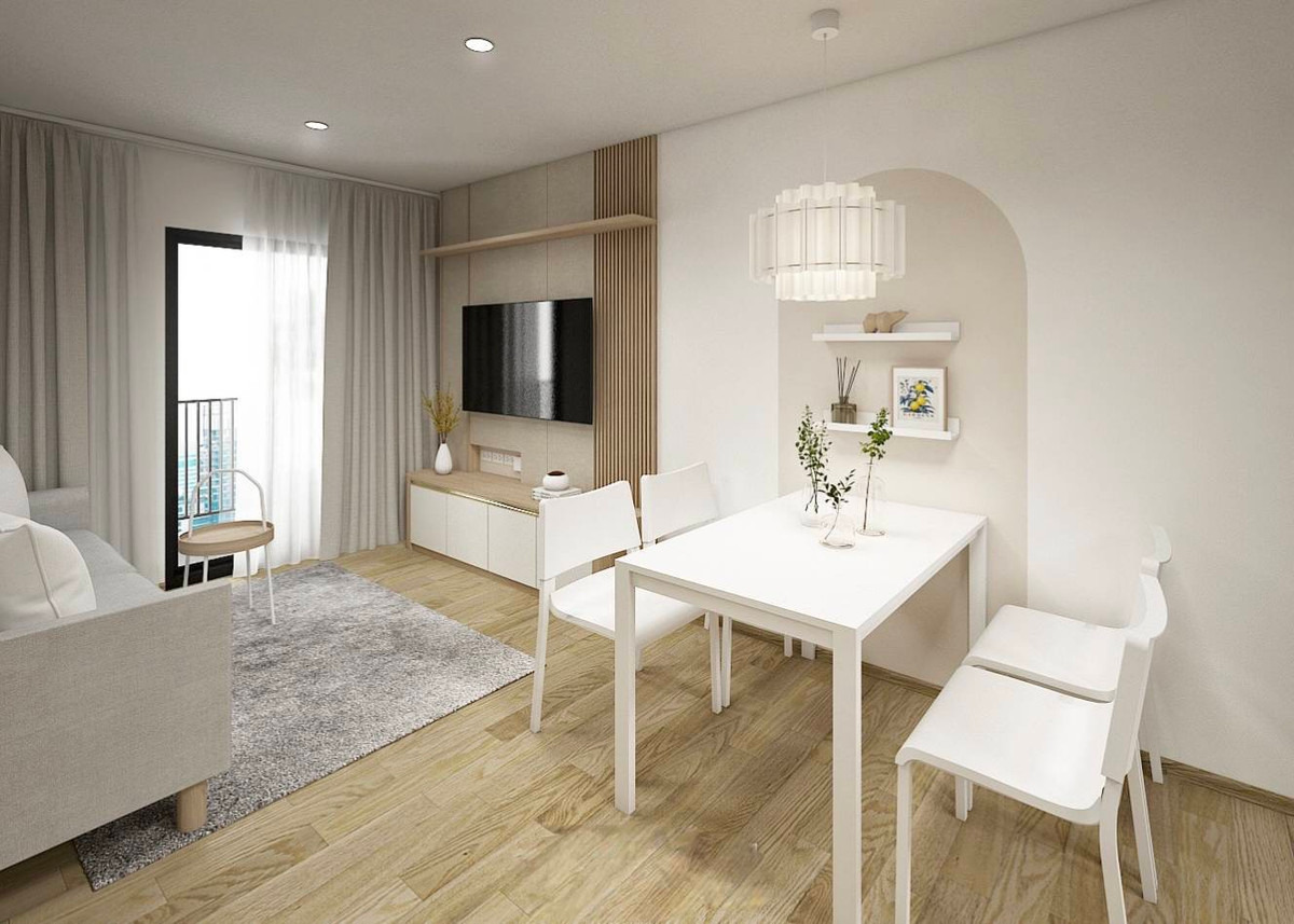 ให้เช่าคอนโดลาดพร้าว เซ็นทรัลลาดพร้าว : ให้เช่าคอนโด The Line Vibe เดอะไลน์ ไวบ์ 2 ห้องนอน ห้องมุม ห้องใหม่แต่งสวยมาก สวนส่วนกลางใหญ่มาก