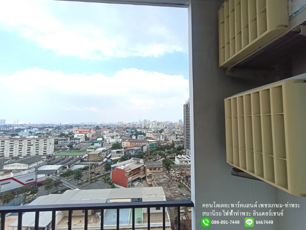 For SaleCondoThaphra, Talat Phlu, Wutthakat : ✅✅Urgent sale!!! Condo The Parkland Phetkasem-Tha Phra, Tha Phra BTS Station, Interchange, East, City view