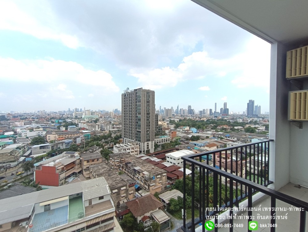 For SaleCondoThaphra, Talat Phlu, Wutthakat : ✅✅Urgent sale!!! Condo The Parkland Phetkasem-Tha Phra, Tha Phra BTS Station, Interchange, East, City view