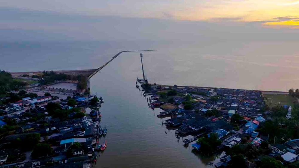 ขายที่ดินชุมพร : ขายที่ดินติดทะเล ชุมพร บางมะพร้าว หลังสวน ชายทะเลหมู่ 12 เนี้อที่ 4 ไร่