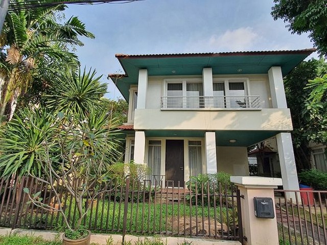 For RentHouseYothinpattana,CDC : HR1961 Single house for rent, Bangkok Villa Village, convenient transportation, near Ram Intra Expressway, ready to move in