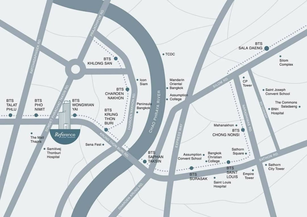 ขายคอนโดวงเวียนใหญ่ เจริญนคร : ขาย Reference สาทร–วงเวียนใหญ่ คอนโดพร้อมอยู่ เพียง130 ม. จาก BTS วงเวียนใหญ่ เริ่ม 3.69 ลบ.*