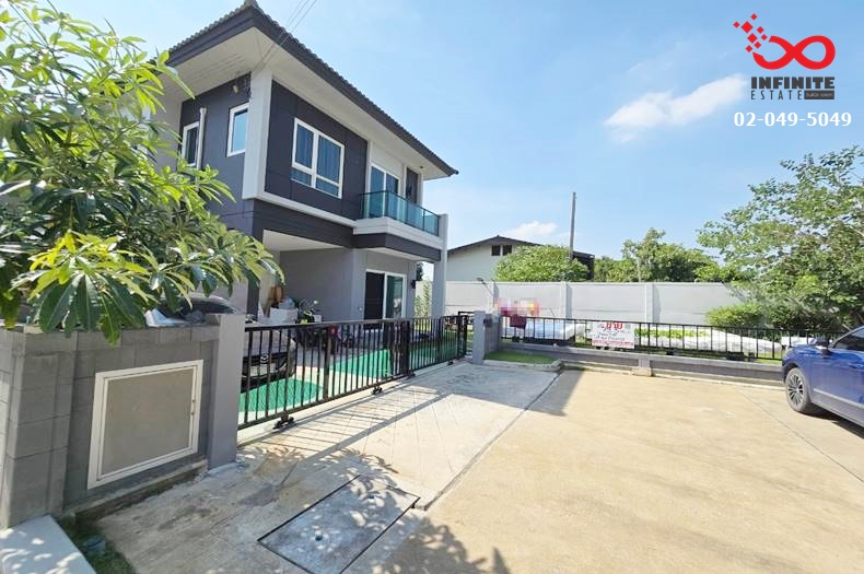 For SalePathum Thani,Rangsit, Thammasat : For sale: 2-storey detached house, area 79.3 square wah, Centro Chaiyaphruek-345, near Si Rat Expressway, Saphan Nonthaburi Road