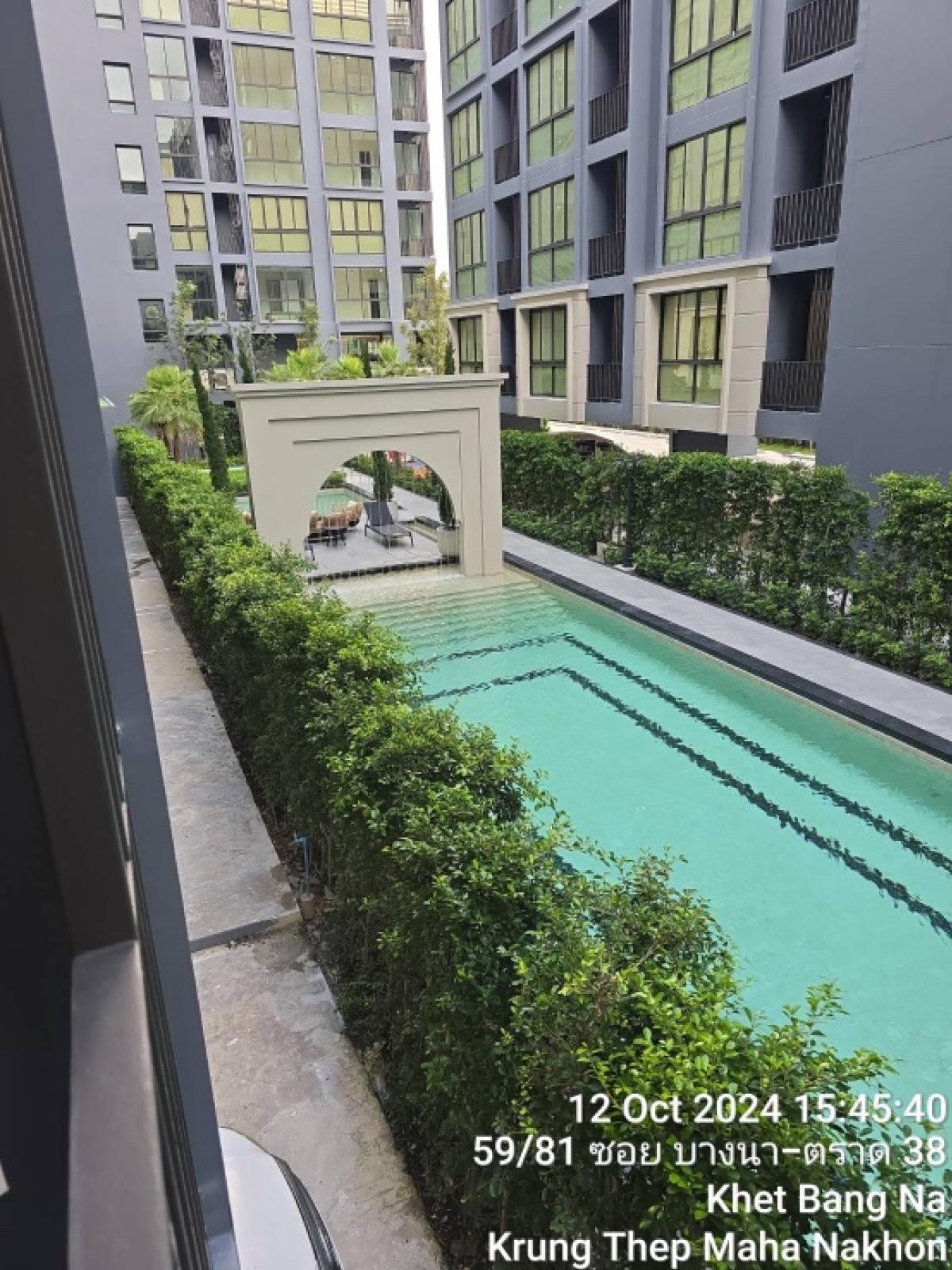 For RentCondoBangna, Bearing, Lasalle : Condo for rent, just completed, opposite Central Bangna, Cerroco, Sirocco Bangna 36, ​​near Bangna Hospital 1