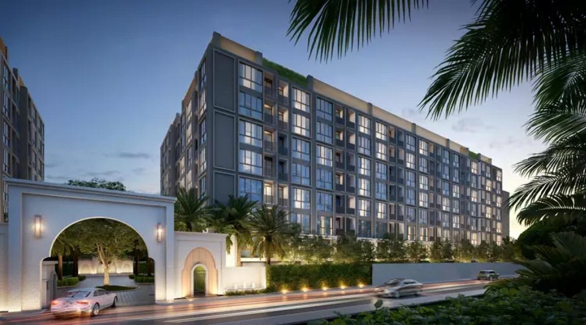 For RentCondoBangna, Bearing, Lasalle : Condo for rent, just completed, opposite Central Bangna, Cerroco, Sirocco Bangna 36, ​​near Bangna Hospital 1