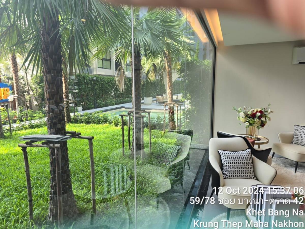 For RentCondoBangna, Bearing, Lasalle : Condo for rent, just completed, opposite Central Bangna, Cerroco, Sirocco Bangna 36, ​​near Bangna Hospital 1