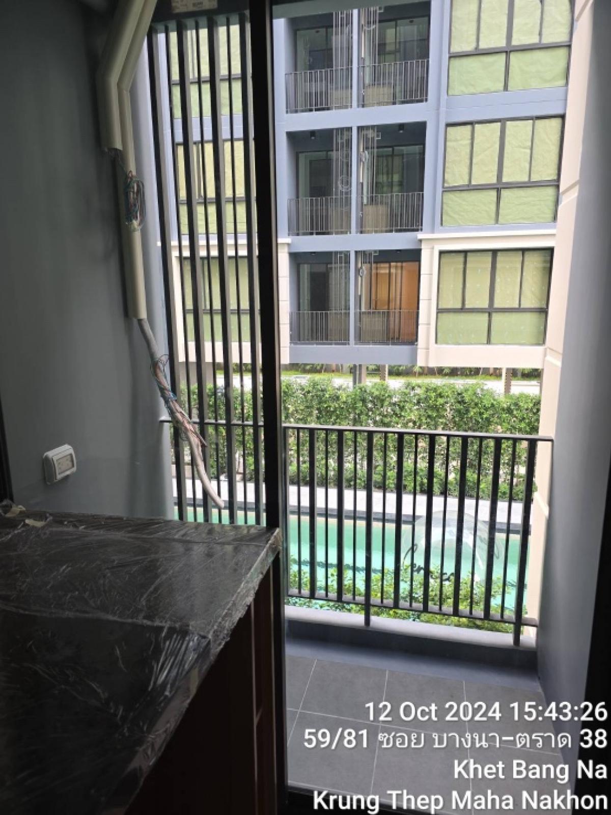 For RentCondoBangna, Bearing, Lasalle : Condo for rent, just completed, opposite Central Bangna, Cerroco, Sirocco Bangna 36, ​​near Bangna Hospital 1