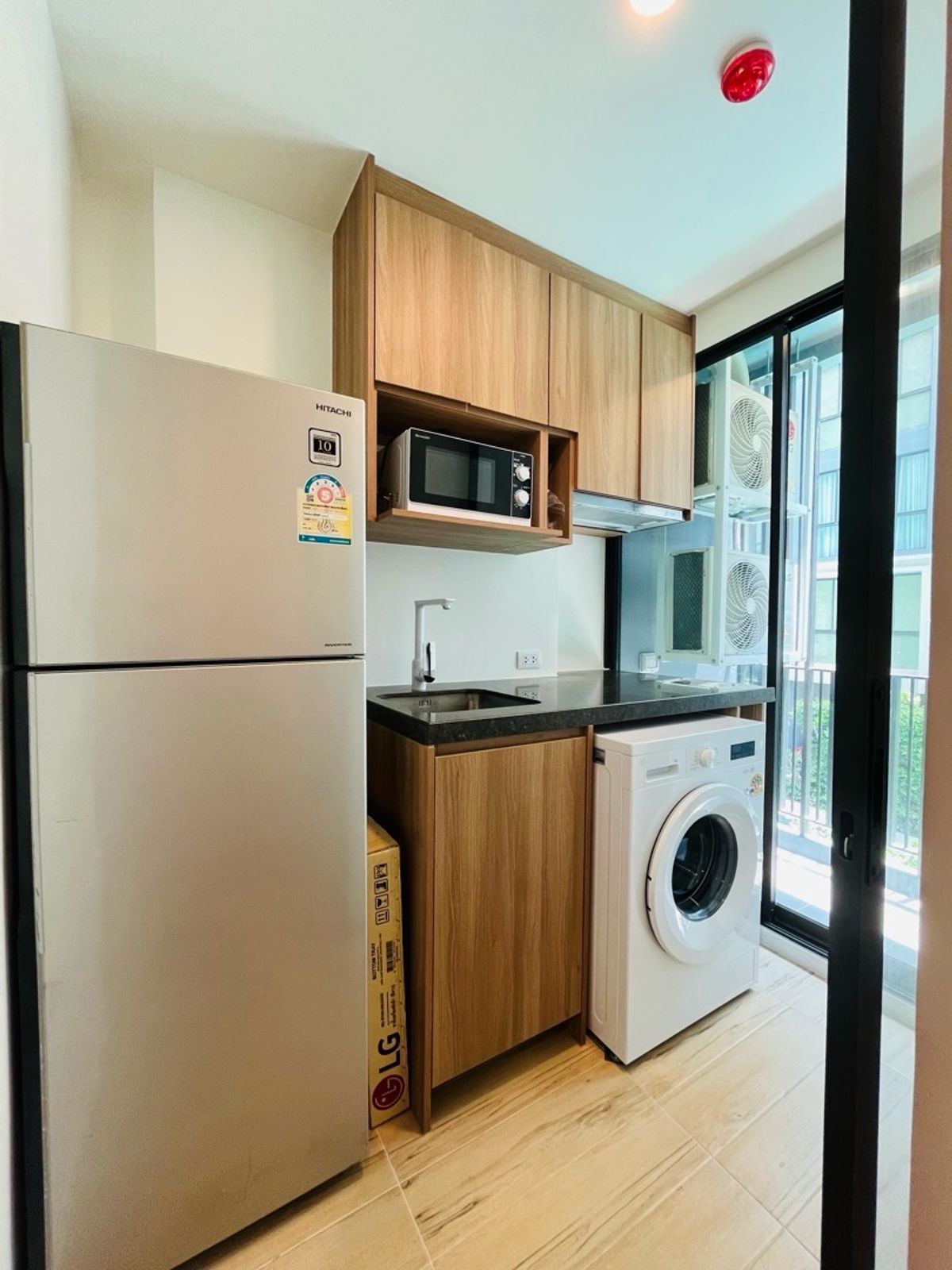 For RentCondoBangna, Bearing, Lasalle : Condo for rent, just completed, opposite Central Bangna, Cerroco, Sirocco Bangna 36, ​​near Bangna Hospital 1