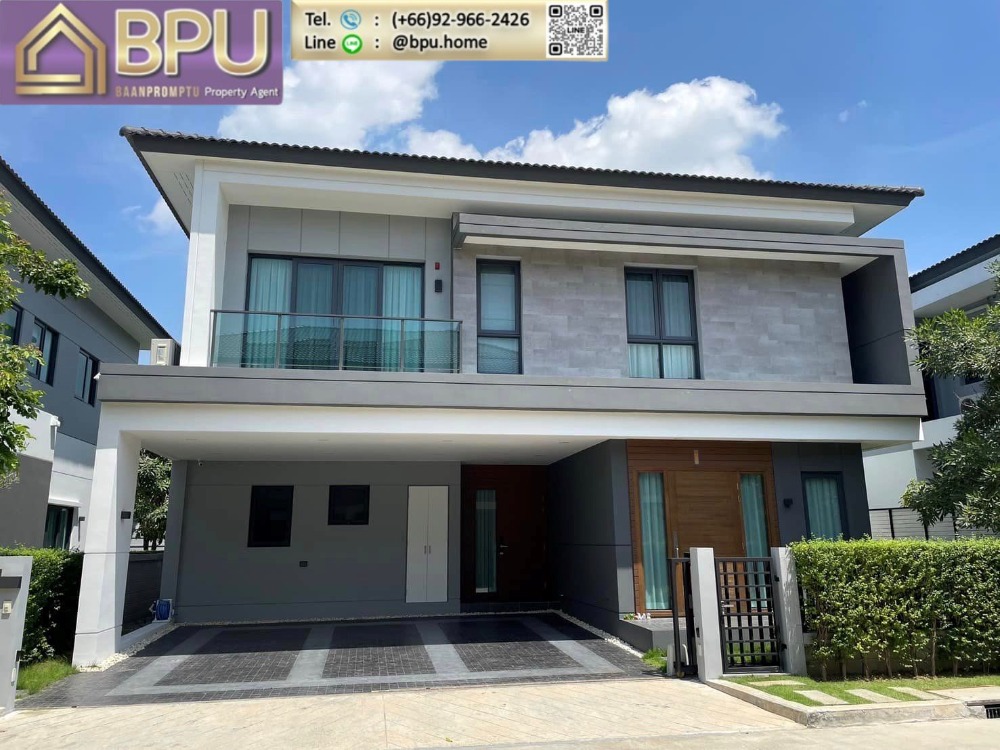 For RentHouseBangna, Bearing, Lasalle : ** 4 Bedrooms Single House for Rent ** The City Bangna Near Mega Bangna New Project