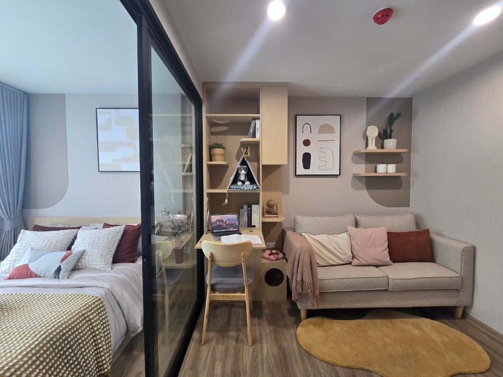 For SaleCondoBangna, Bearing, Lasalle : 🦊NEW🦊 Pet-friendly condo, ready to move in 💚Special price for opening the project 1.79 million baht 💚