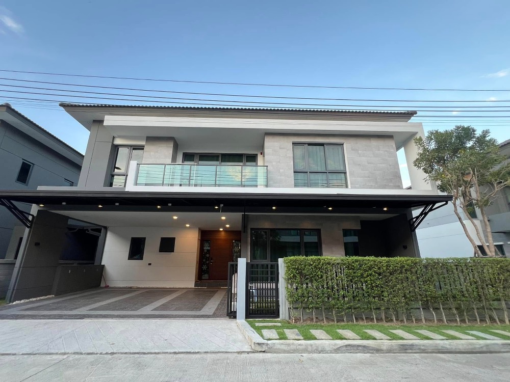 For RentHouseBangna, Bearing, Lasalle : 📣🏡⭐️ House for rent in The City Bangna project (new project), beautifully decorated, ready to move in, convenient transportation, near Mega Bangna