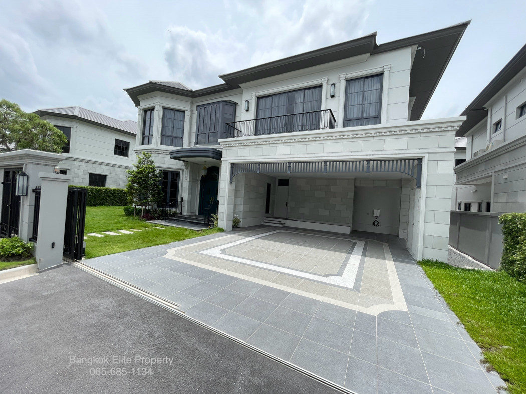 For RentHousePattanakan, Srinakarin : For rent, Luxury detached house, Narasiri, Krungthep Kreetha, 4 bedrooms, near Brighton College