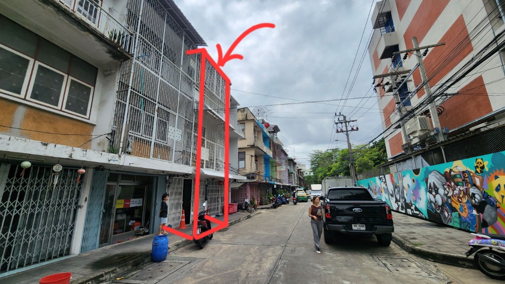For SaleShop HouseRama3 (Riverside),Satupadit : Shophouse for sale - commercial building next to BRT, Bangkok Technical College, Soi Sathu Pradit, Soi 6