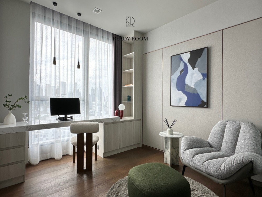 For SaleCondoSukhumvit, Asoke, Thonglor : For sale Ideo Q Sukhumvit 36, corner room, 2 bedrooms, beautifully decorated, fully furnished, curved balcony, high floor, beautiful view, easy to travel, near BTS Thonglor