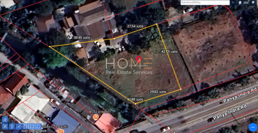 ขายที่ดินนวมินทร์ รามอินทรา : หน้าสนามกอล์ฟปัญญา ตร.ว.ละ 55,000✨ ที่ดิน ปัญญาอินทรา พี.9 / 1 ไร่ 1 งาน 13 ตารางวา (ขาย), Land Panya Indra P.9 / 1 Rai 1 Ngan 13 Square Wa (FOR SALE) TAN721