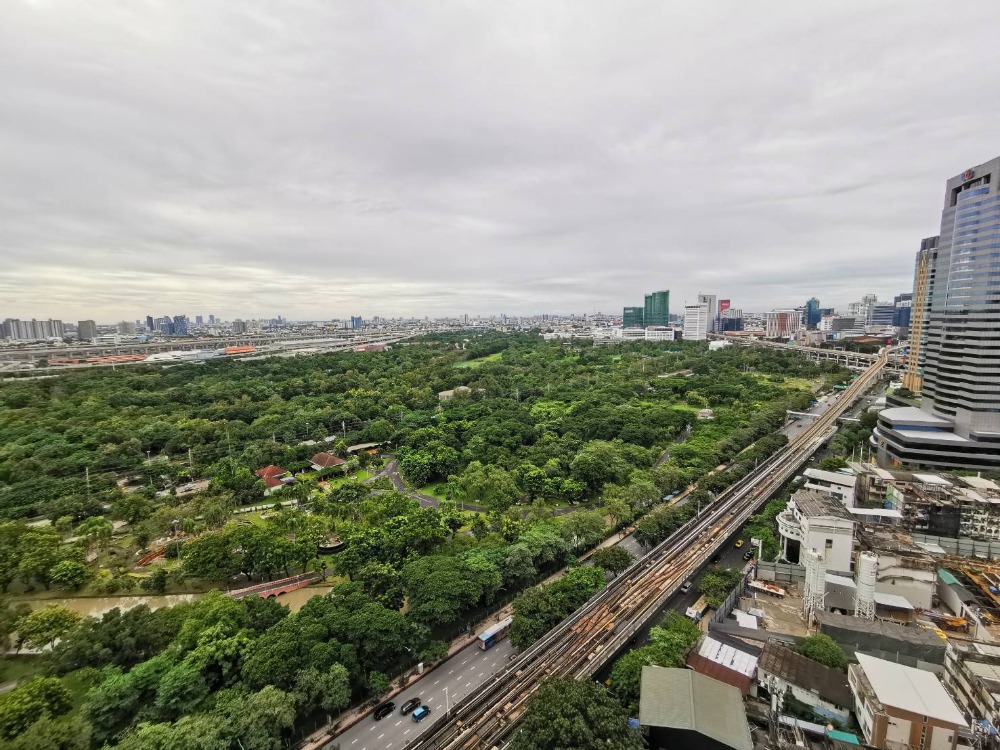 ให้เช่าคอนโดสะพานควาย จตุจักร : The Line จตุจักร-หมอชิต 🌳 วิวสวน 1 Bedroom ชั้นสูง📞 Line : @pukkhome (with @)