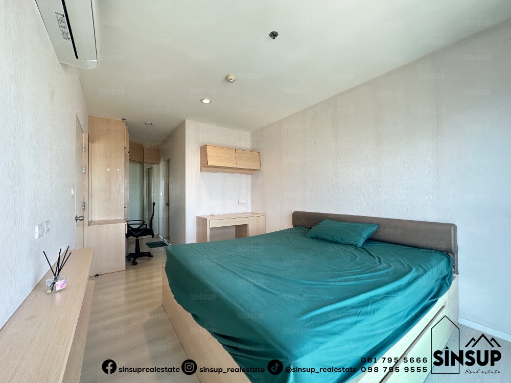 For SaleCondoOnnut, Udomsuk : ⭐️ Very cheap sale‼️ 𝐀𝐬𝐩𝐢𝐫𝐞 𝐒𝐮𝐤𝐡𝐮𝐦𝐯𝐢𝐭 𝟒𝟖 Corner room, 2 bedrooms, 2 bathrooms, high floor, beautiful view