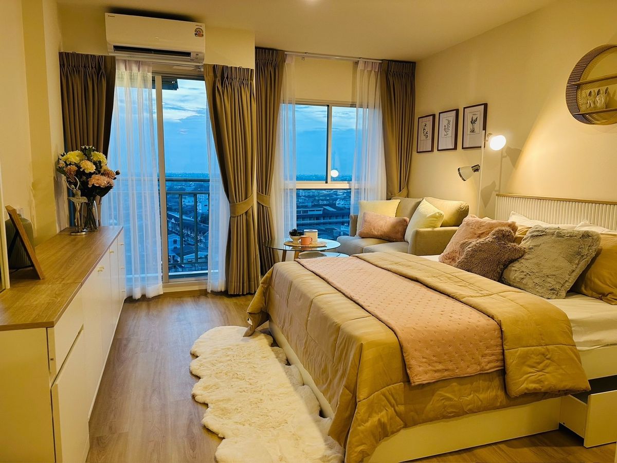 ขายคอนโดปิ่นเกล้า จรัญสนิทวงศ์ : ขาย ลุมพินี วิลล์ จรัญ ไฟฉาย สตูดิโอ 25ตรม ห้องใหม่ มือหนึ่ง ฟรีเฟอร์ฯ ผ้าม่าน แอร์ Digital Door Lock คอนโดใกล้ MRT จรัญ13 MRT ไฟฉาย ศิริราช