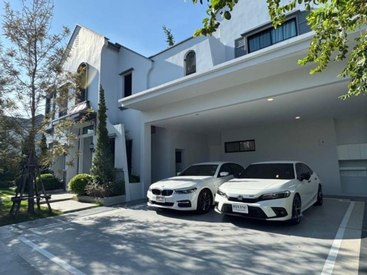 For SaleHousePattanakan, Srinakarin : House for sale, Nantawan Rama 9, Bangkok, new cut, size 400 Sq.m, 4 bed, 5 bath, only 53,000,000, contact 086-795-9997 (Jimmy)