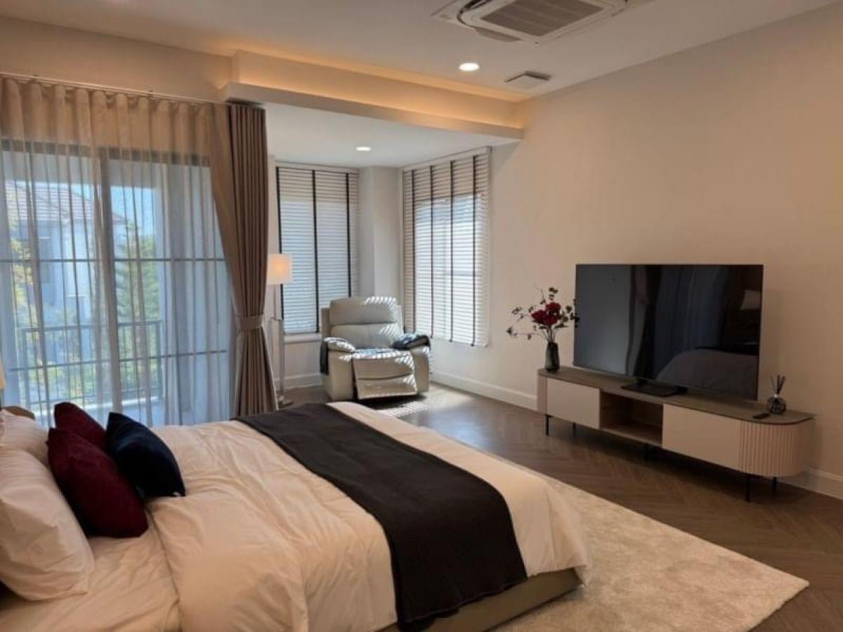 For SaleHousePattanakan, Srinakarin : House for sale, Nantawan Rama 9, Bangkok, new cut, size 400 Sq.m, 4 bed, 5 bath, only 53,000,000, contact 086-795-9997 (Jimmy)