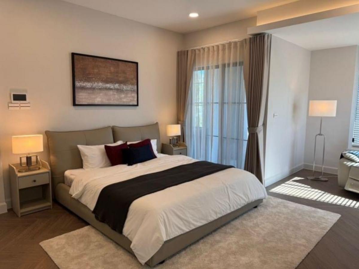 For SaleHousePattanakan, Srinakarin : House for sale, Nantawan Rama 9, Bangkok, new cut, size 400 Sq.m, 4 bed, 5 bath, only 53,000,000, contact 086-795-9997 (Jimmy)