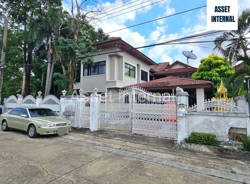 For SaleHouseMin Buri, Romklao : For sale: 2-storey detached house, Preecha Suwinthawong Village 34, area 150 square wah, 5 bedrooms, 4 bathrooms, 4 parking spaces, Saen Saep Subdistrict, Min Buri District, Bangkok
