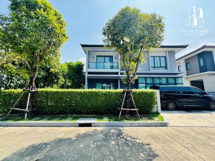 For SaleHouseNonthaburi, Bang Yai, Bangbuathong : Single house for sale, Centro Village, Saphan Maha Chetsadabodin 1, corner house, near MRT Sai Ma Station