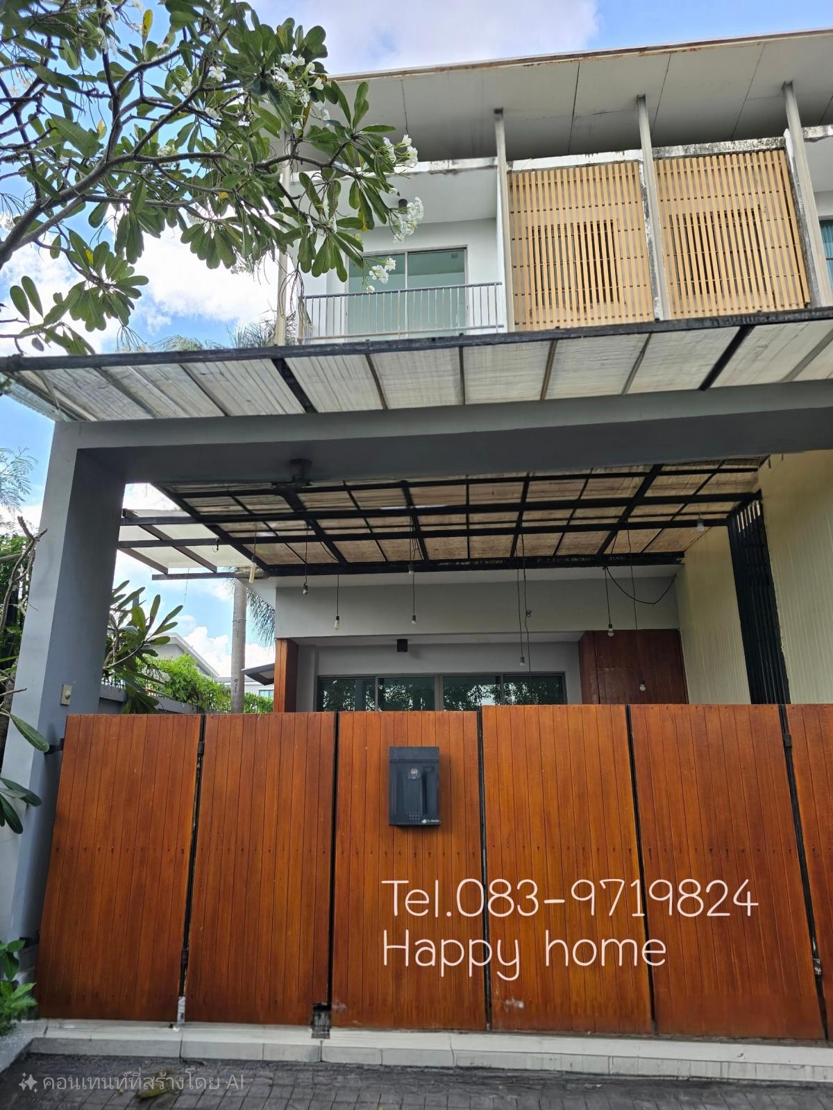 For SaleTownhomeKaset Nawamin,Ladplakao : Townhouse for sale behind the corner: Eco Space Kaset-Nawamin Eco Space Kaset-nawamin price 4,400,000 baht