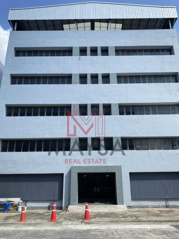 For SaleFactoryLadkrabang, Suwannaphum Airport : 🏢 Selling a 5-storey office building in King Kaew area, near Suvarnabhumi Airport 🏢 Only 150 meters from King Kaew main road. Strong project, spacious usable area, suitable for office buildings, factories, warehouses, showrooms ✅✅