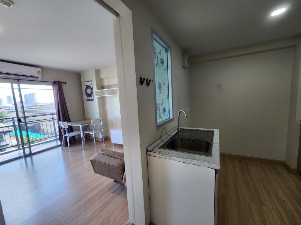 For RentCondoOnnut, Udomsuk : [Vacant room] Condo for rent, The Escape, Sukhumvit 101/1, ready to move in, Building F, open view