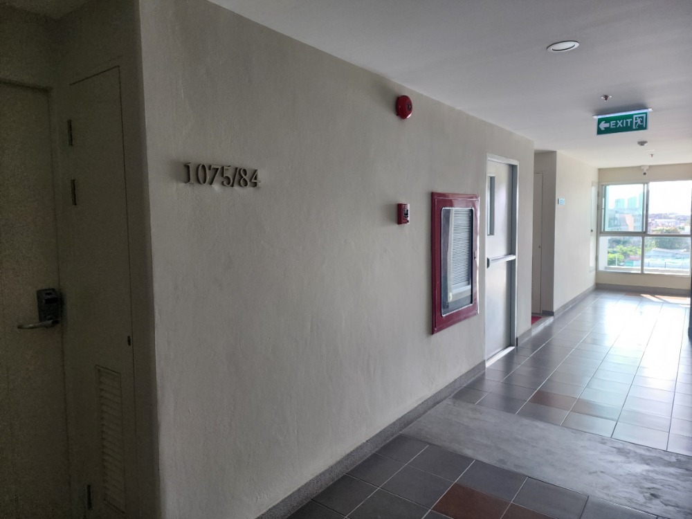 For RentCondoOnnut, Udomsuk : [Vacant room] Condo for rent, The Escape, Sukhumvit 101/1, ready to move in, Building F, open view