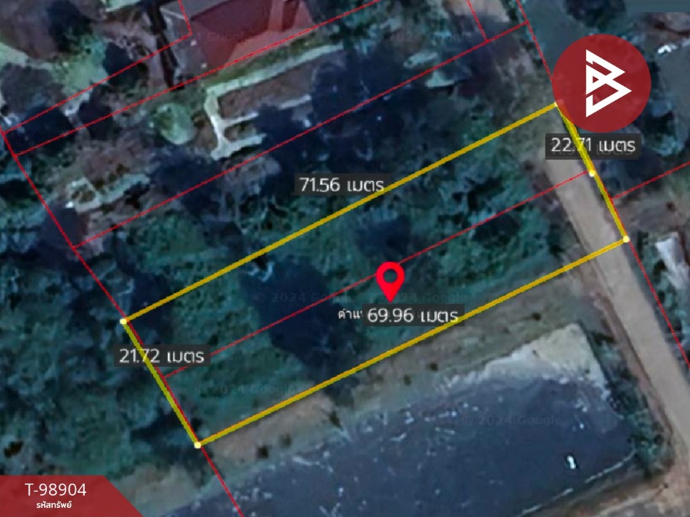 For SaleLandPathum Thani,Rangsit, Thammasat : Land for sale, area 1 rai 25 sq m, Sam Khok, Pathum Thani