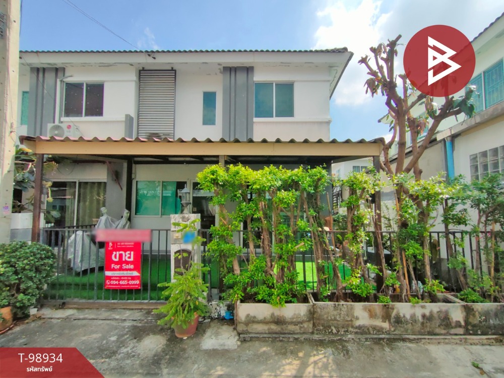 For SaleTownhomeRathburana, Suksawat : Townhouse for sale, Pruksa Village 82, Pracha Uthit-Rama 2, Samut Prakan, ready to move in