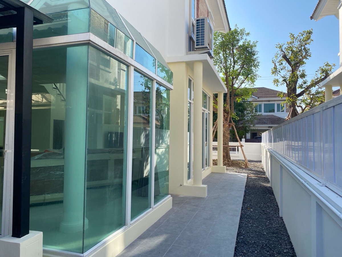 ให้เช่าบ้านมีนบุรี-ร่มเกล้า : บ้านเดี่ยว2ชั้นให้เช่าหมู่บ้านเพอเฟครามคำแหง164  พื้นที่83.9ตารางวา 3ห้องนอน3ห้องน้ำ บ้านพร้อมอยู่พร้อมเฟอร์นิเจอร์ แอร์7ตัว ราคาเช่า 62,000 บาทต่อเดือน