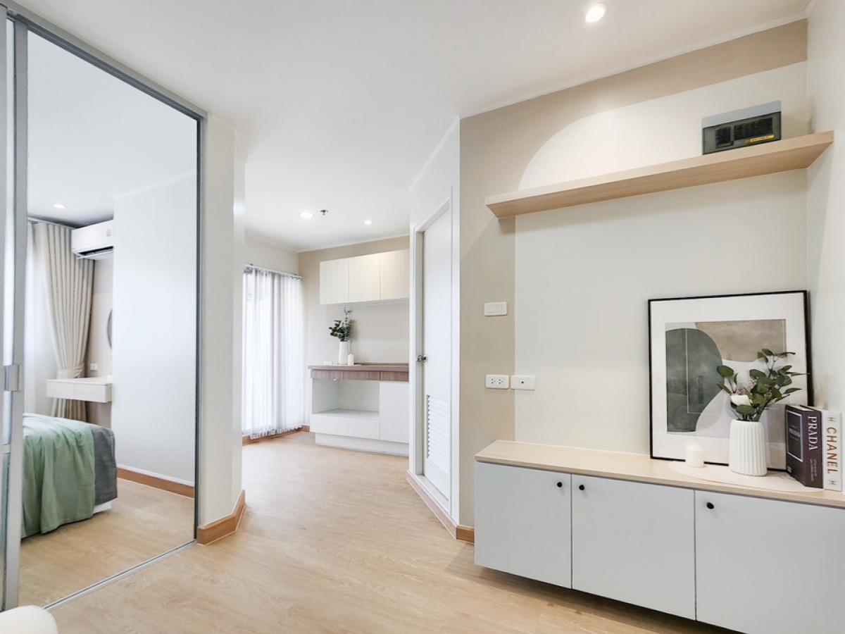 For SaleCondoNawamin, Ramindra : 🌈Good value, can borrow 100 ⭐️Installments only 4xxx 💡 Condo has arrived #Ramintra zone #Nawamin zone #Near Fashion Island shopping mall #Near Ram Intra BTS station, Km.8, beautiful room, minimalist, soft, beautiful room, as shown in the picture, Mininal,