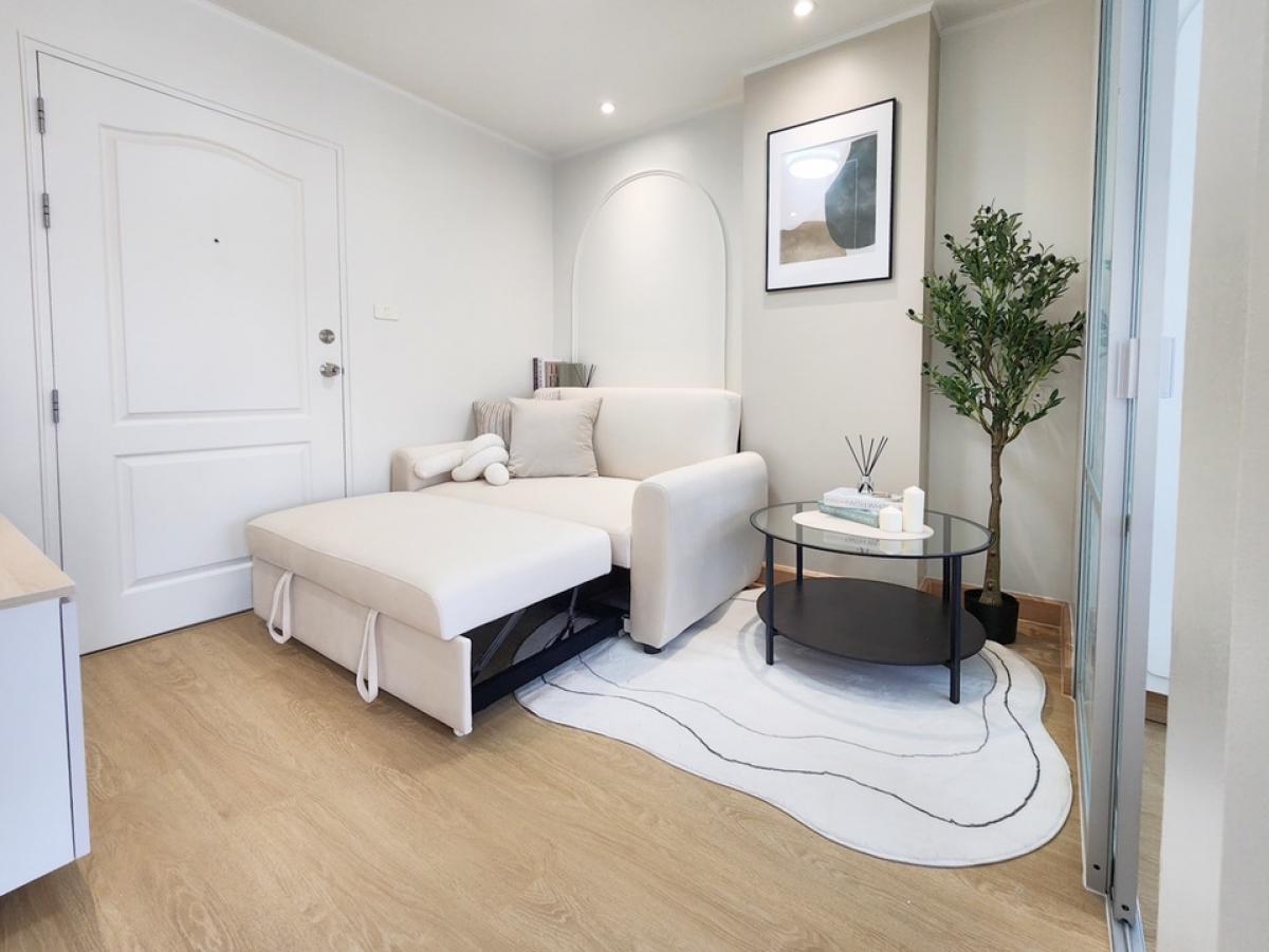 For SaleCondoNawamin, Ramindra : 🌈Good value, can borrow 100 ⭐️Installments only 4xxx 💡 Condo has arrived #Ramintra zone #Nawamin zone #Near Fashion Island shopping mall #Near Ram Intra BTS station, Km.8, beautiful room, minimalist, soft, beautiful room, as shown in the picture, Mininal,