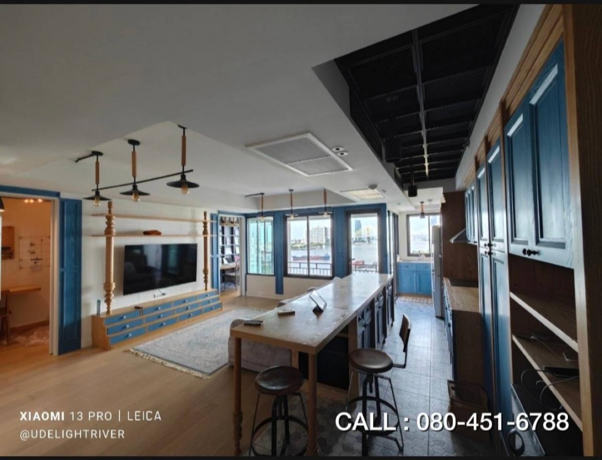 ขายคอนโดพระราม 3 สาธุประดิษฐ์ : ขาย​คอนโด​ U Delight Residence Riverfront Rama3 ห้องใหญ่ 102ตร.ม. วิวสวย ตกแต่งพร้อม ชั้น 14 วิวโค้งเเม่น้ำสวยงามมาก ไม่มีอะไรบังสายตา