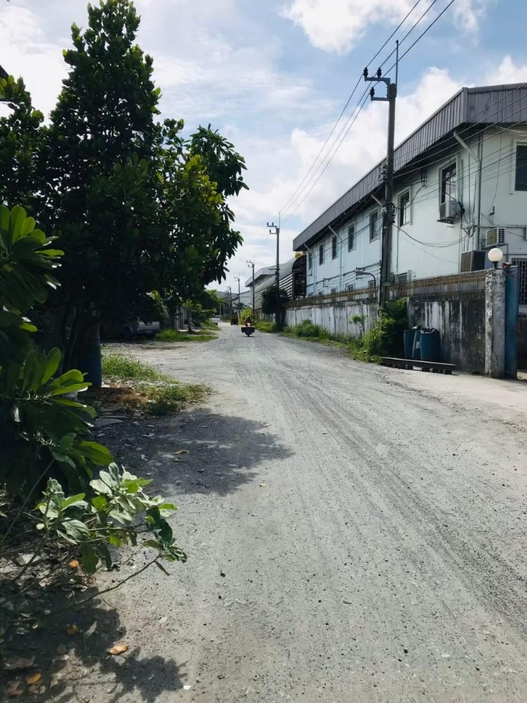 For SaleWarehouseSamut Prakan,Samrong : Land for sale with buildings, warehouse, area approximately 300 square wah in Soi Thanaset 6, Theparak Road, Bang Pla Subdistrict, Bang Phli District, Samut Prakan, selling for 16 million baht.*